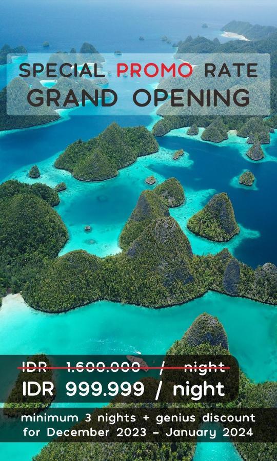 Mansuar Raja Ampat Bungalows Kri Ngoại thất bức ảnh